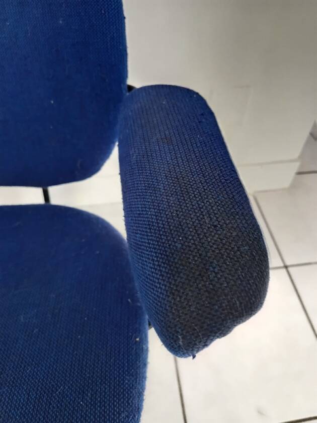 Vintage armchair 1950 gispen blue