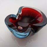 Sommerso Murano Glass Ashtray, Italy, 1960s