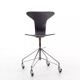 Munkegaard Scandinavian chair on wheels, or Swivel chair.