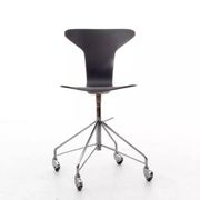 Munkegaard Scandinavian chair on wheels, or Swivel chair.