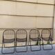 Set of 4 minimalist chairs "Åland" Niels Gammelgaard 1980