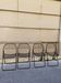 Set of 4 minimalist chairs "Åland" Niels Gammelgaard 1980