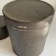 Set of 2 old weathered metal boxes