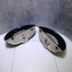 Wall lamp in the shape of an enamelled ceramic basin, set of 2