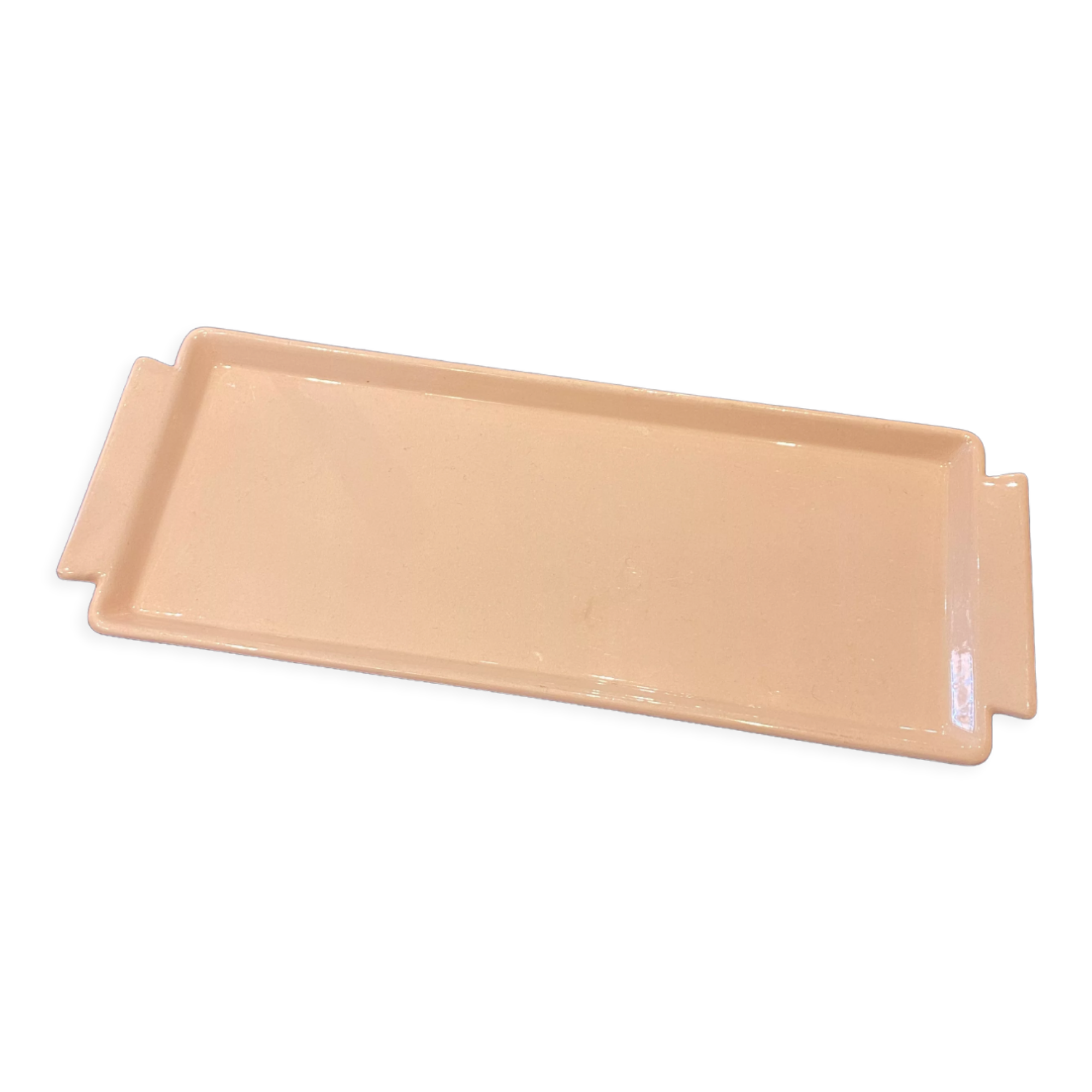 Digoin powder pink cake dish