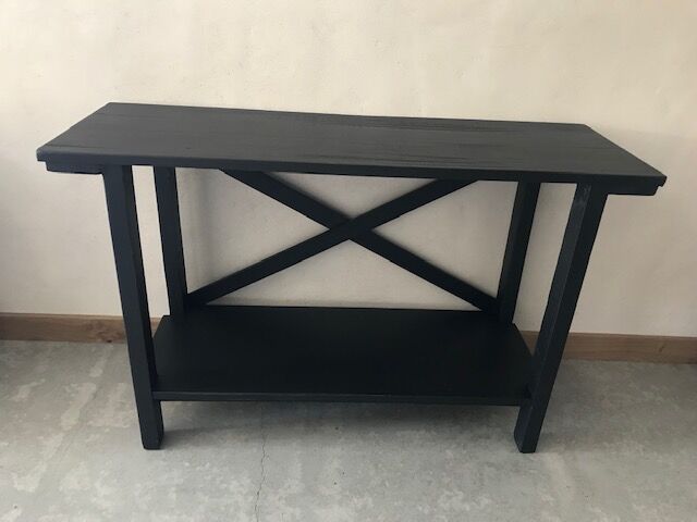 Console noire patinée