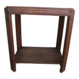 Coffee table, art deco service in solid wood