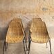 Chaises Basket en Osier par Gian Franco Legler, 1950s