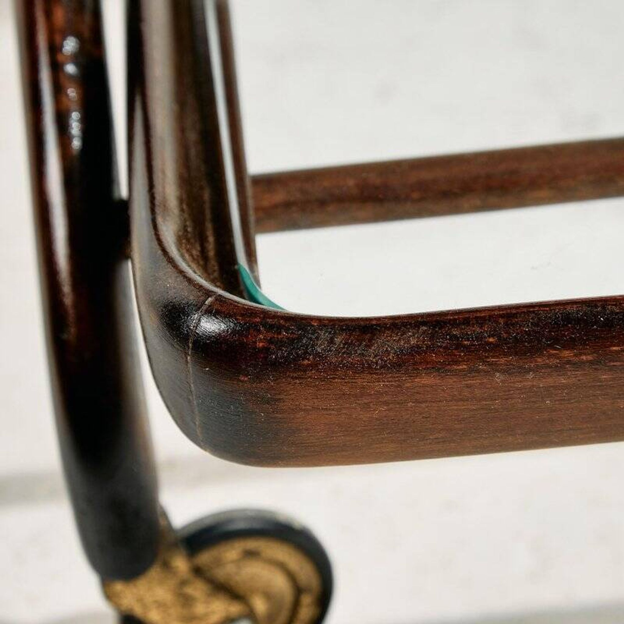 Alder Wood Trolley by Cesare Lacca for Cassina, 1950s
