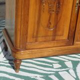 Art Deco buffet in walnut and marble