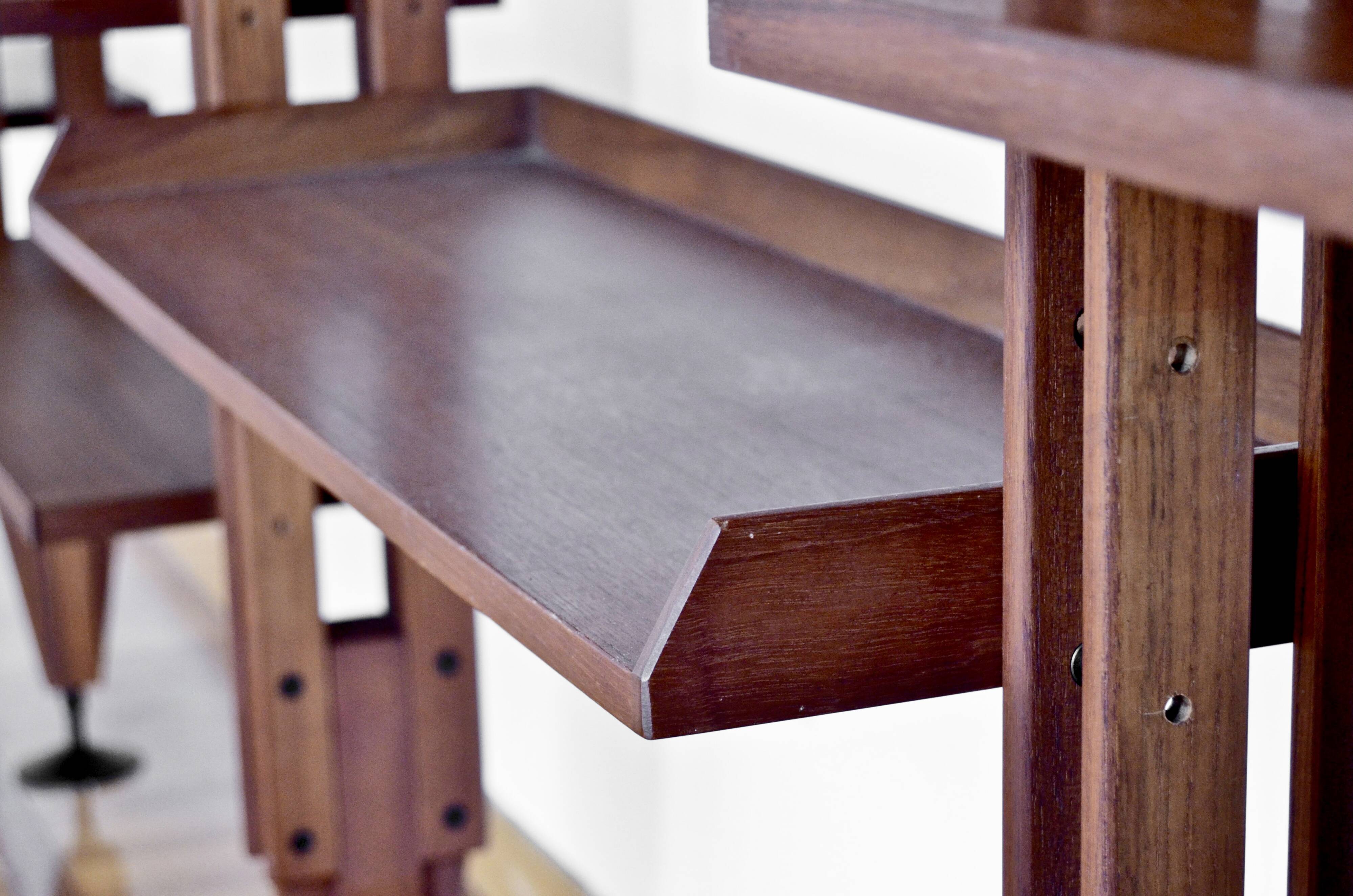Midcentury Franco Albini For Poggi Italian Floor To Ceiling