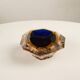 Sculptural submerged glass ashtray by Gianfranco Mandruzzato Murano 1970