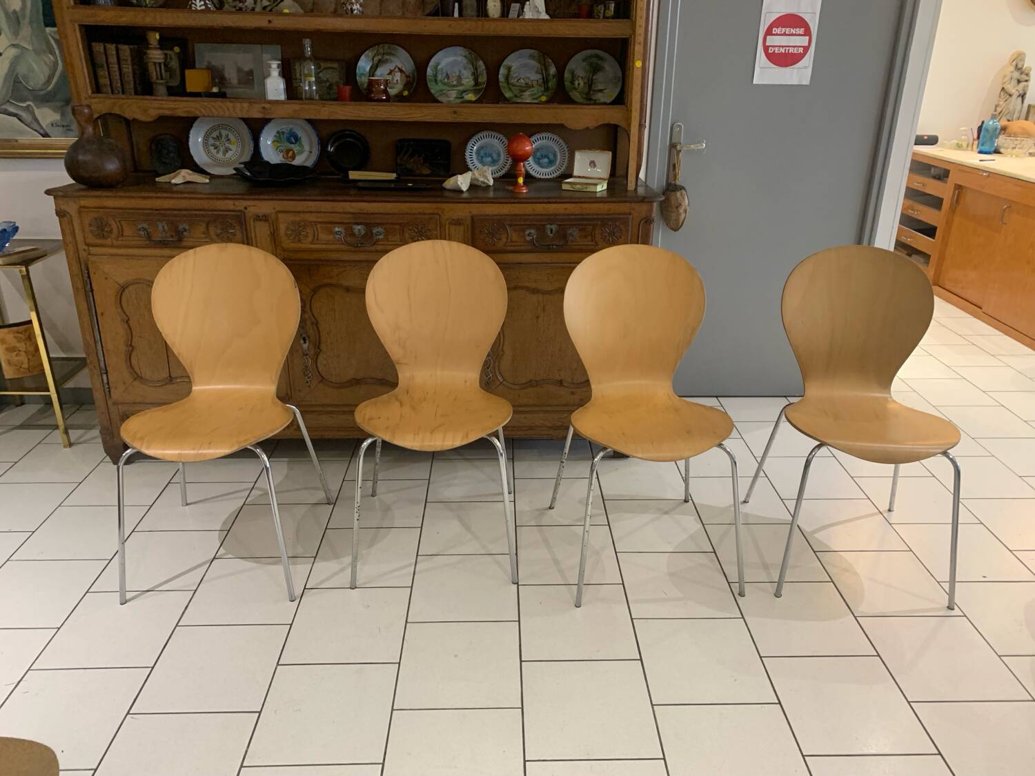 4 vintage chairs