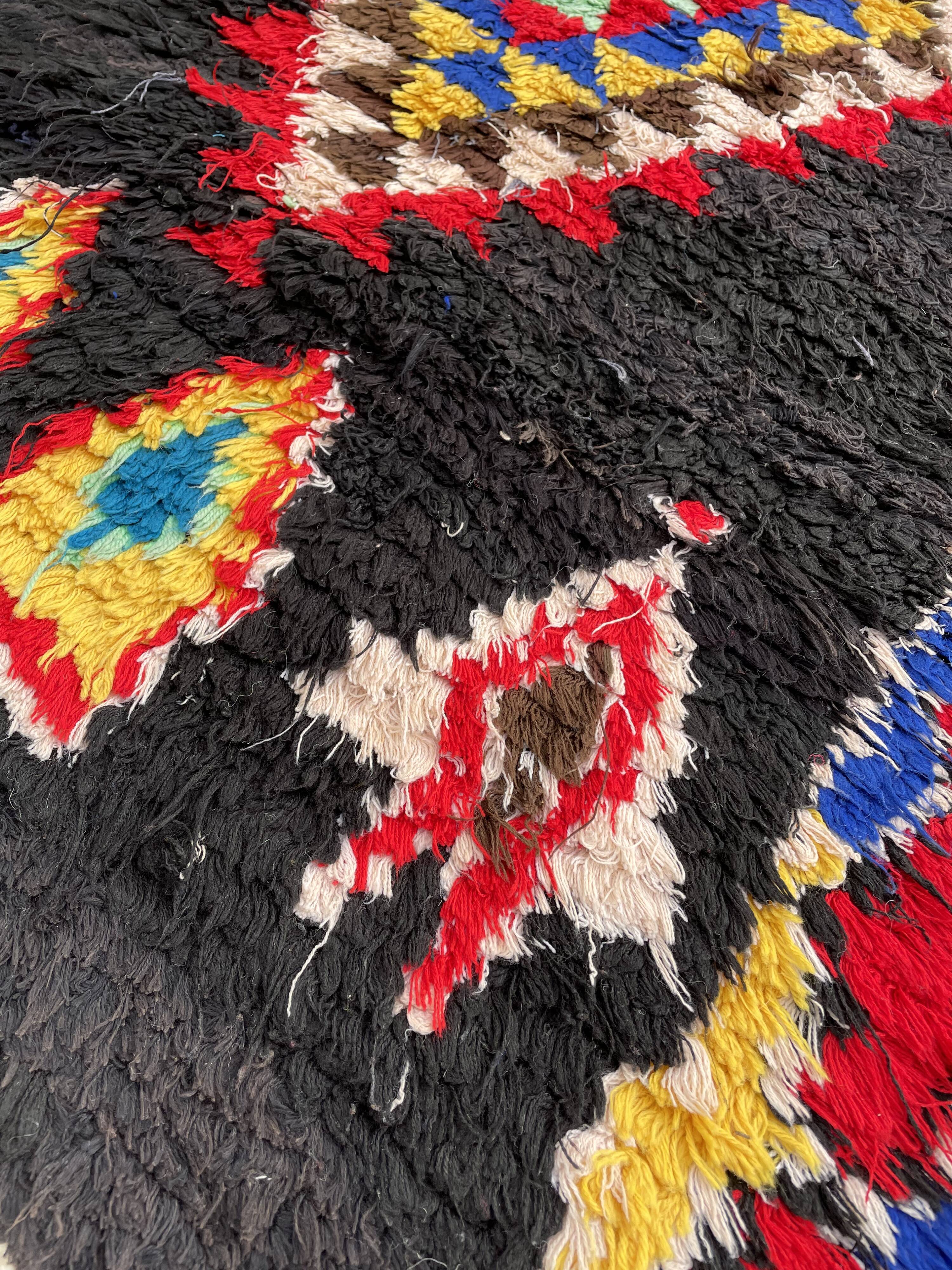 Carpet berbere boucherouite 80x245 cm