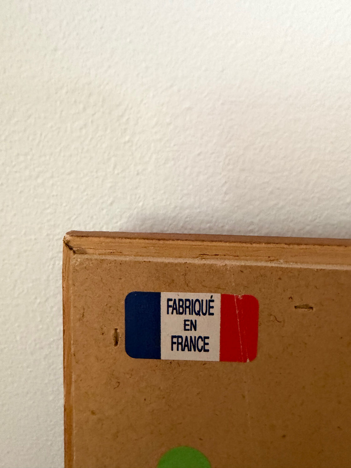 Miroir biseauté en bois