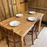Table de ferme restaurée