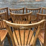 (Lot) 13 Stamped Baumann Chairs