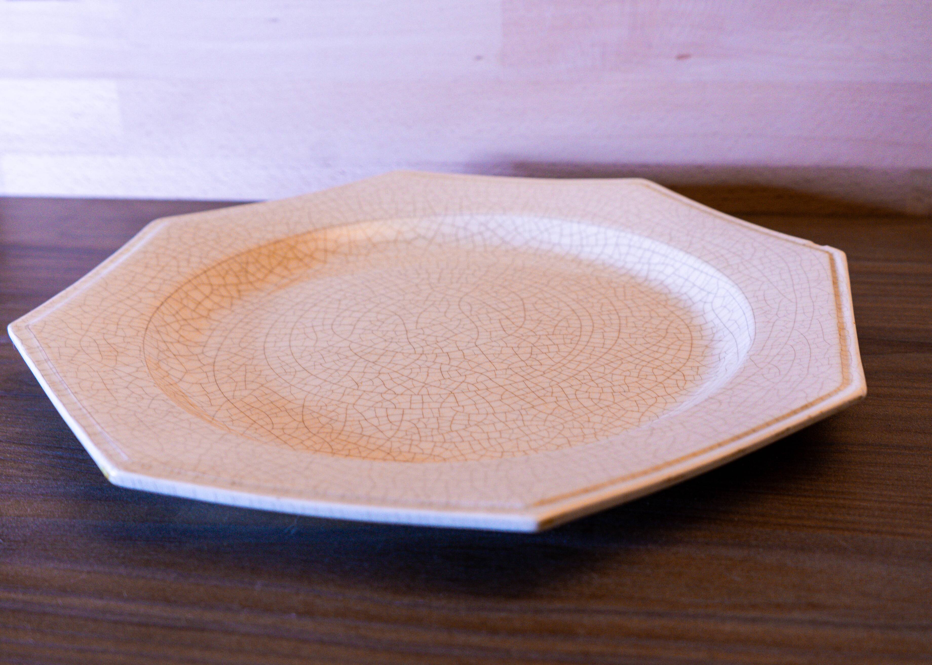 main course / Large serving plate in Charolles faience