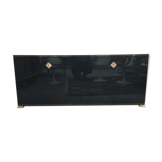 Black lacquered enfilade Pierre Vandel Paris