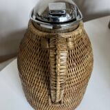 Thermos carafe covered in wickerdesign Ola Olson for Xtra 1980