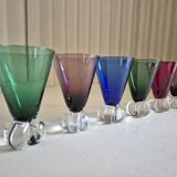 Set of crystal glasses