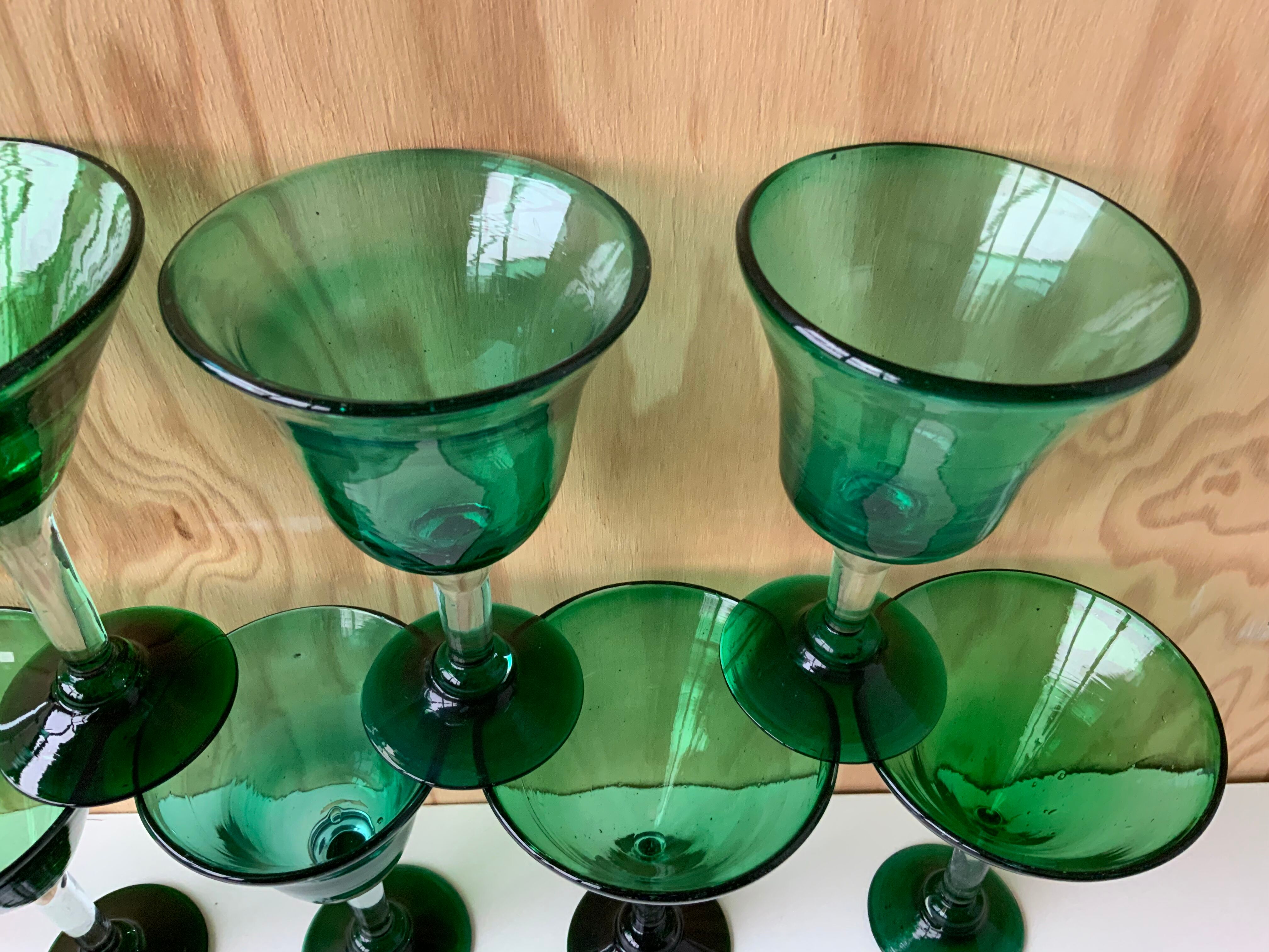 Vintage foot glasses