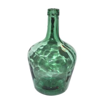 Demijohn vintage green glass jalbinana olleria 27cm