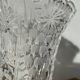 Cut crystal vase