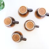 Tasses en grès x5 grès France