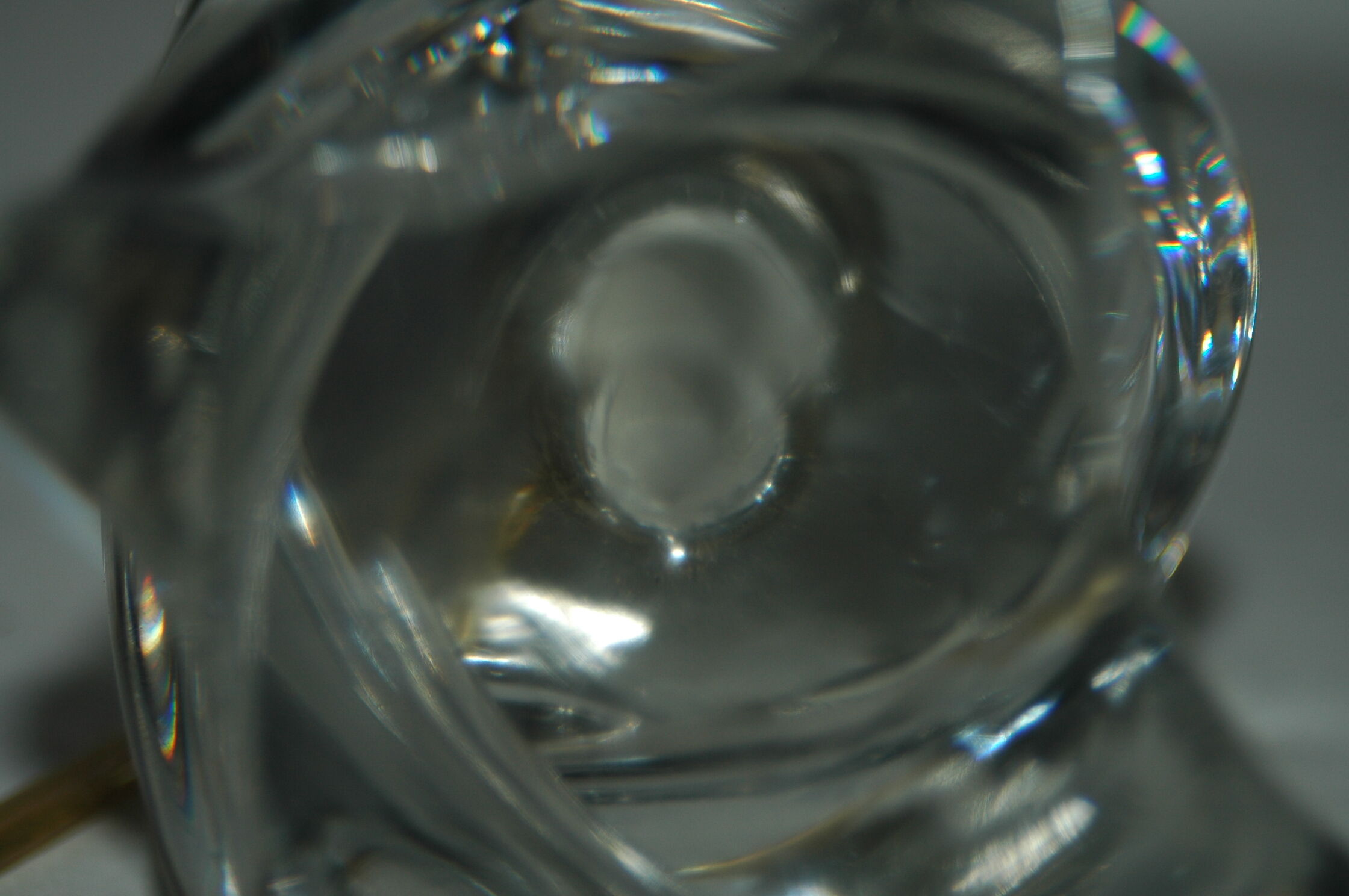 St Louis crystal lamp foot