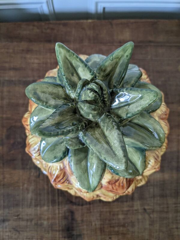 Seau à glace ananas en céramique