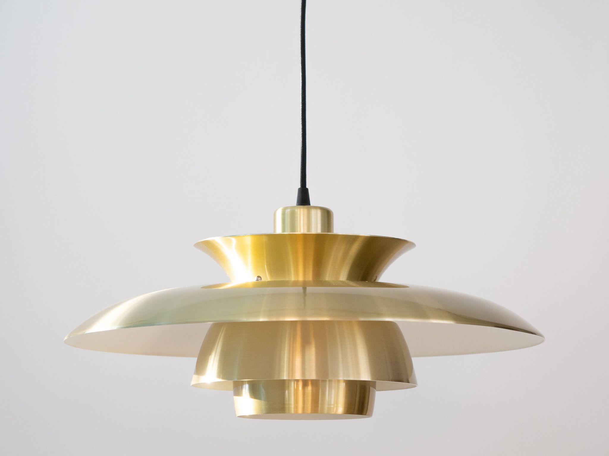 Danish vintage pendant lamp Lyskaer by Bent Nordsted, 1980s