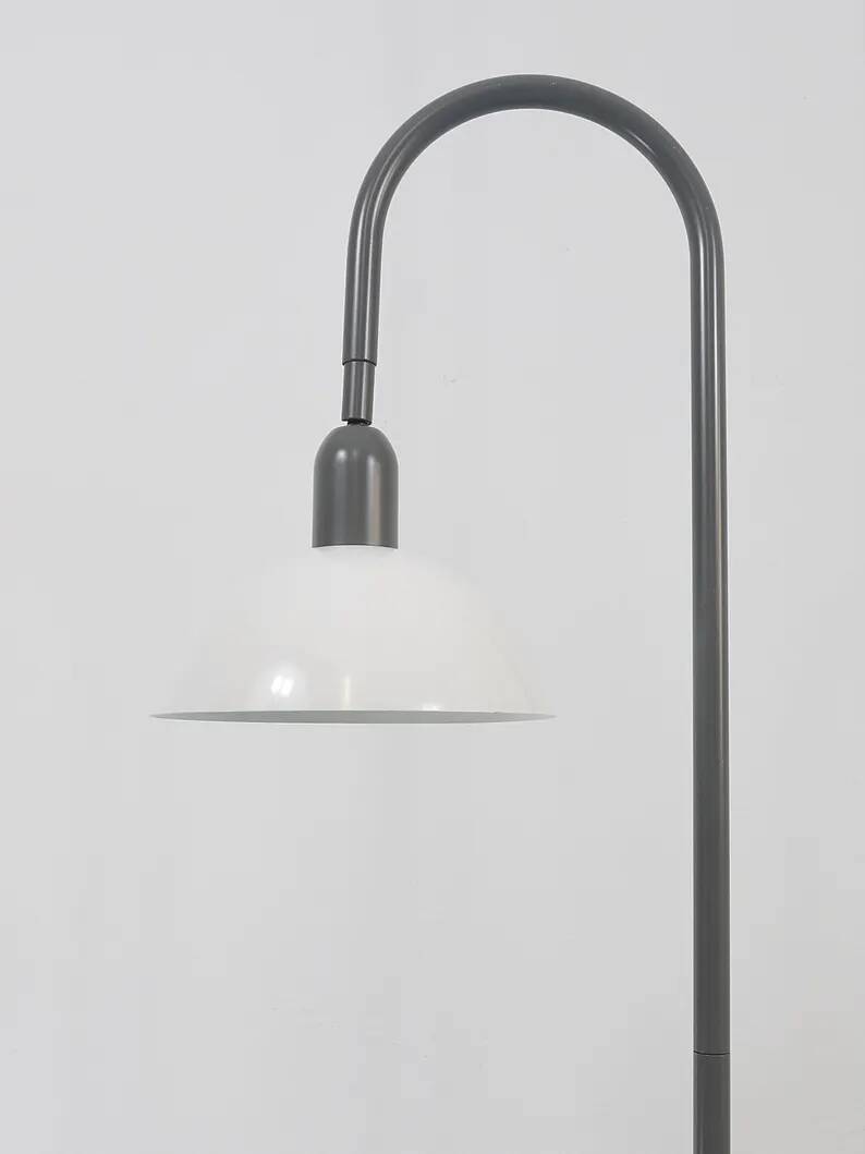 2 Postmodern 1980s Memphis Style Uplighter Floor Lamps, Torchiere, Italy, 1980s