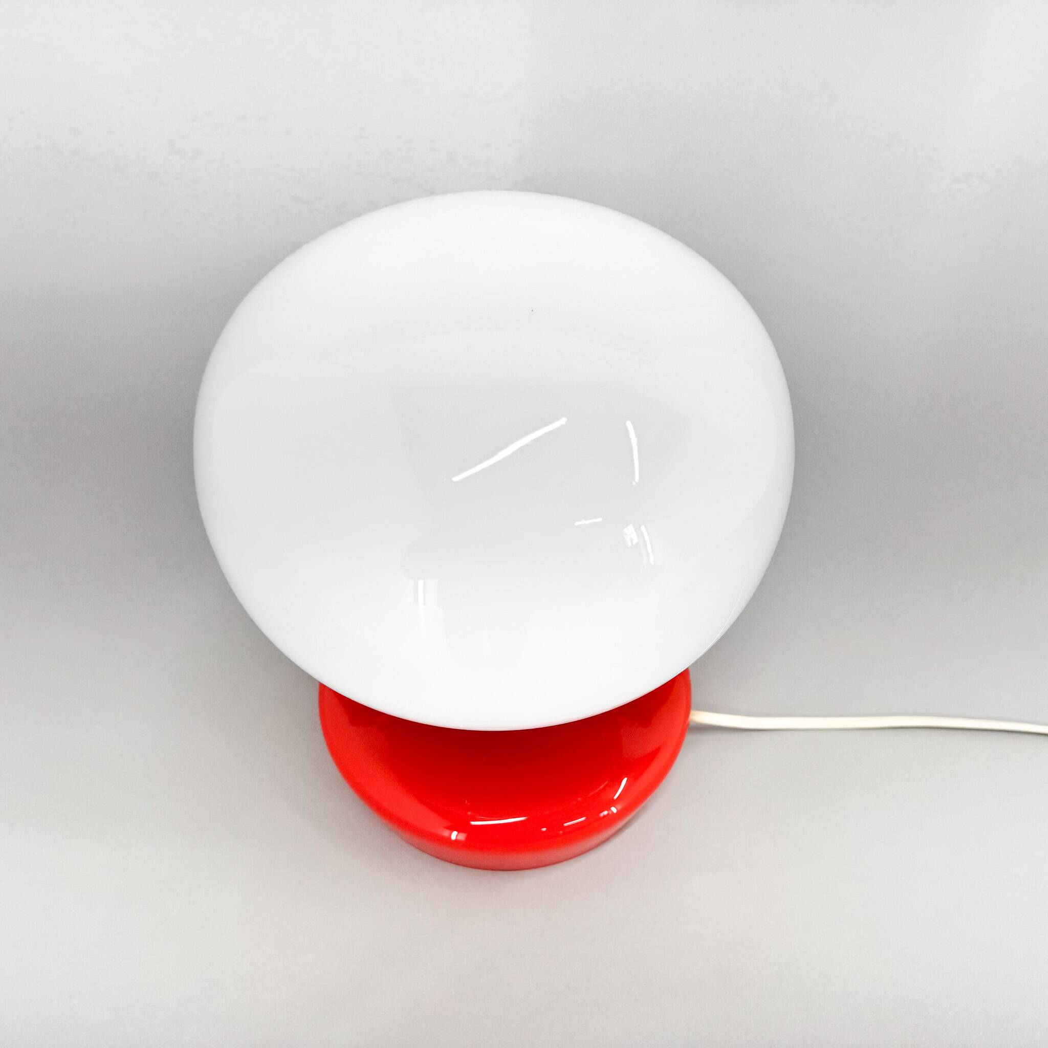 Mid Century All-Glass Table Lamp by Osvetlovaci, Czechoslovakia