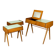 Restored Mid-Century Nightstands & Dressing Table, Czechoslovakia, 1960s