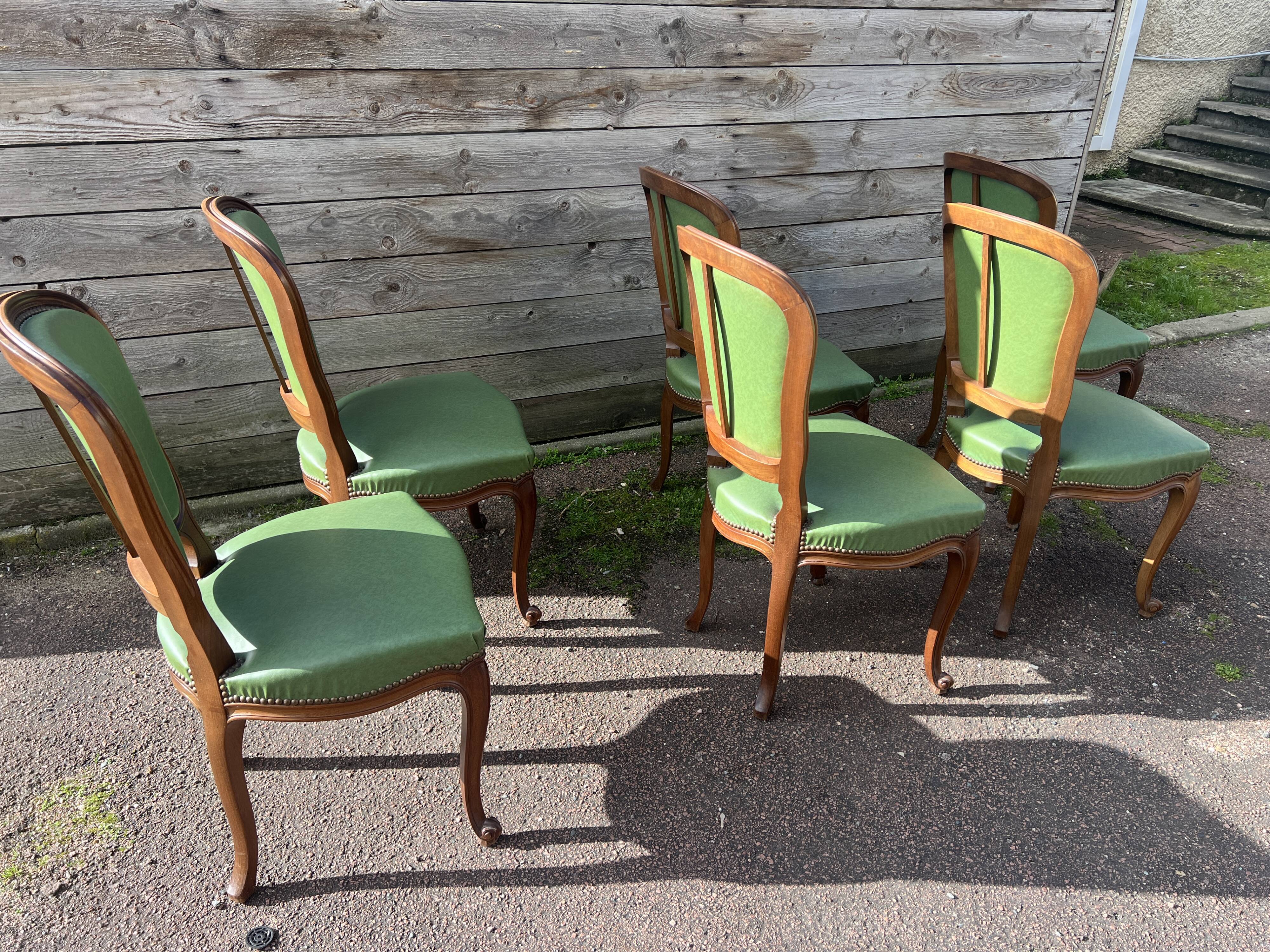 Six Classic Chairs in Neo-Louis XV style