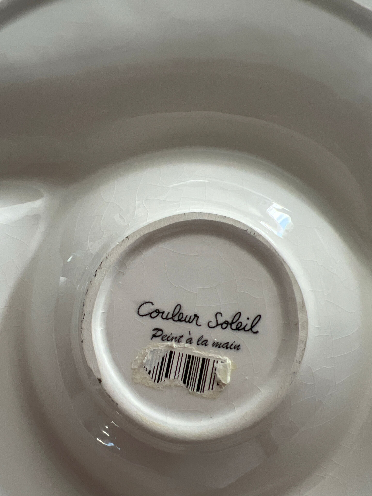 Dish, aperitif, ceramic