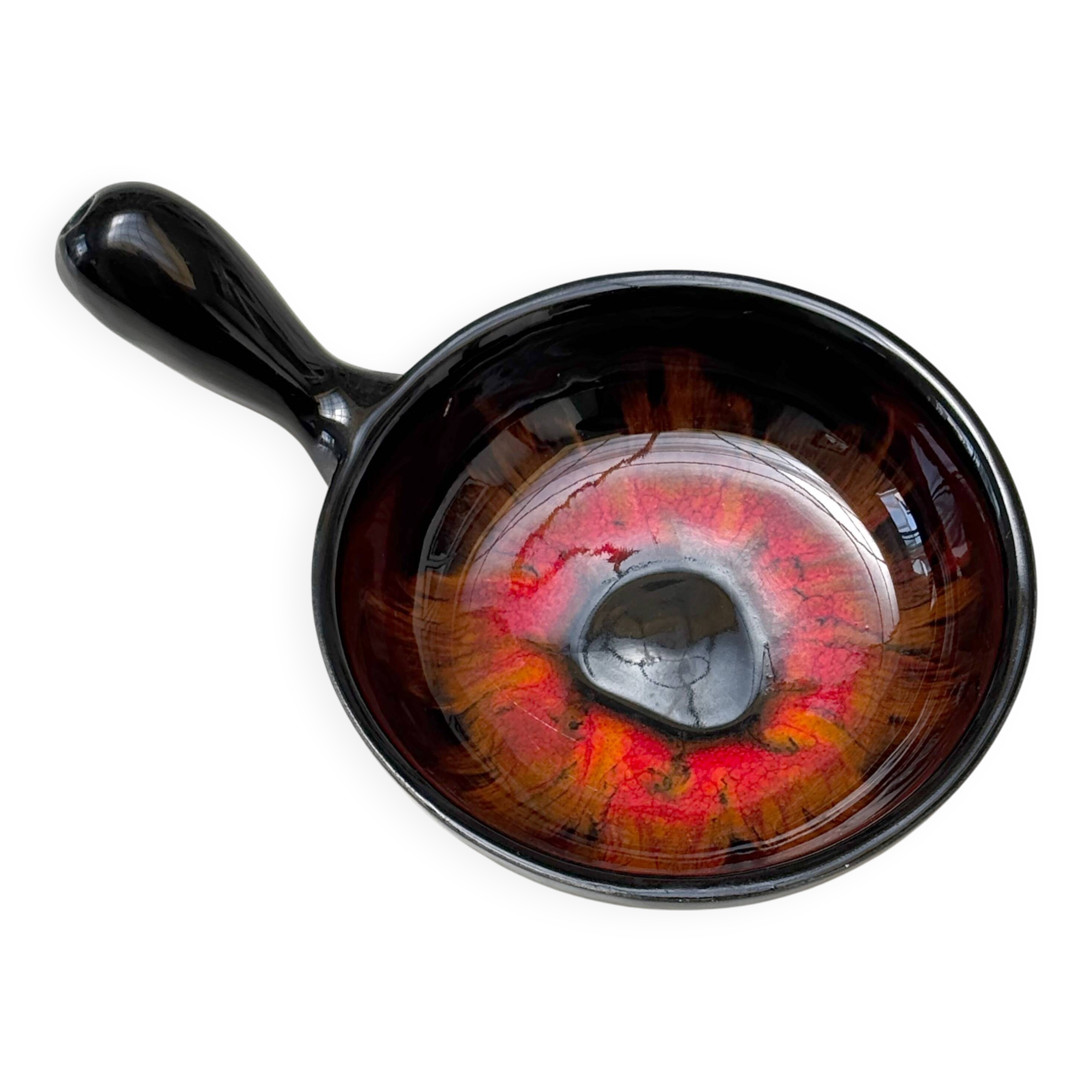Small decorative ceramic pan from Vallauris