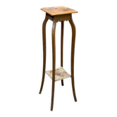 High Art Nouveau stand in wood & marquetry – Plant holder 1920