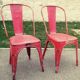 Paire de chaises Tolix ancienne
