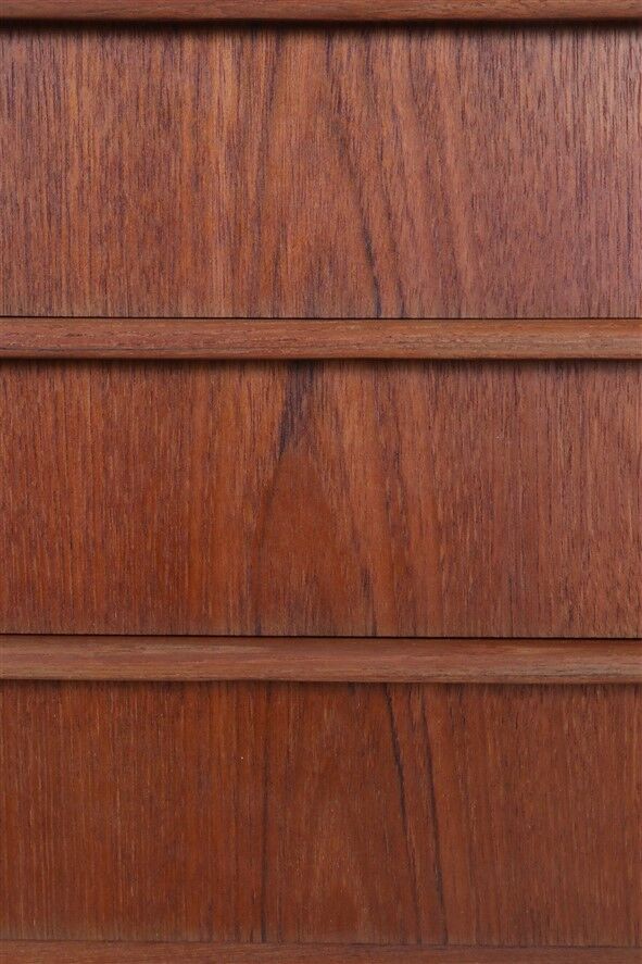 Filigree mid-century teak chest of drawers / Danish modern design / 1960s