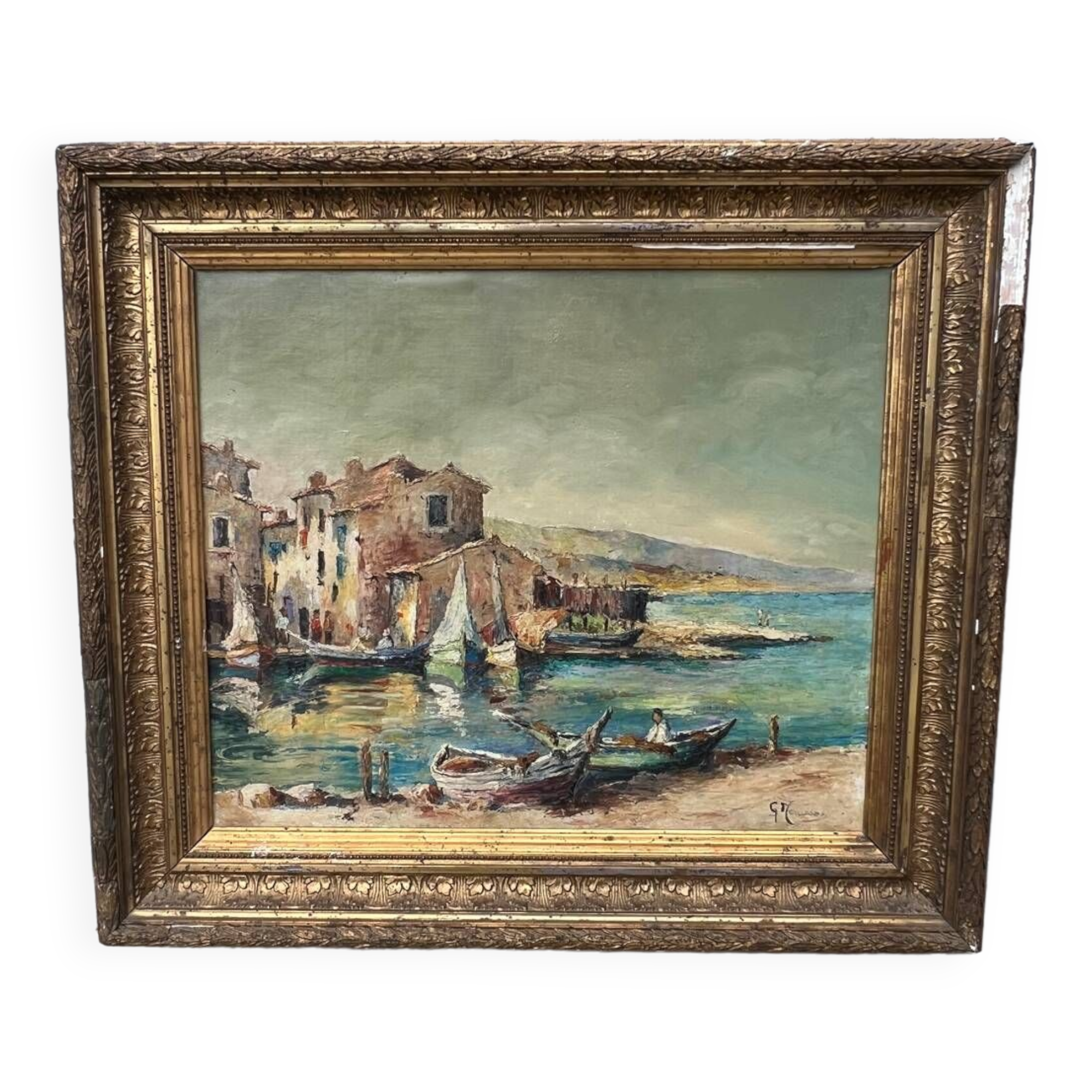 Oil on canvas 19th century