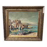 Huile sur toile XIX ème