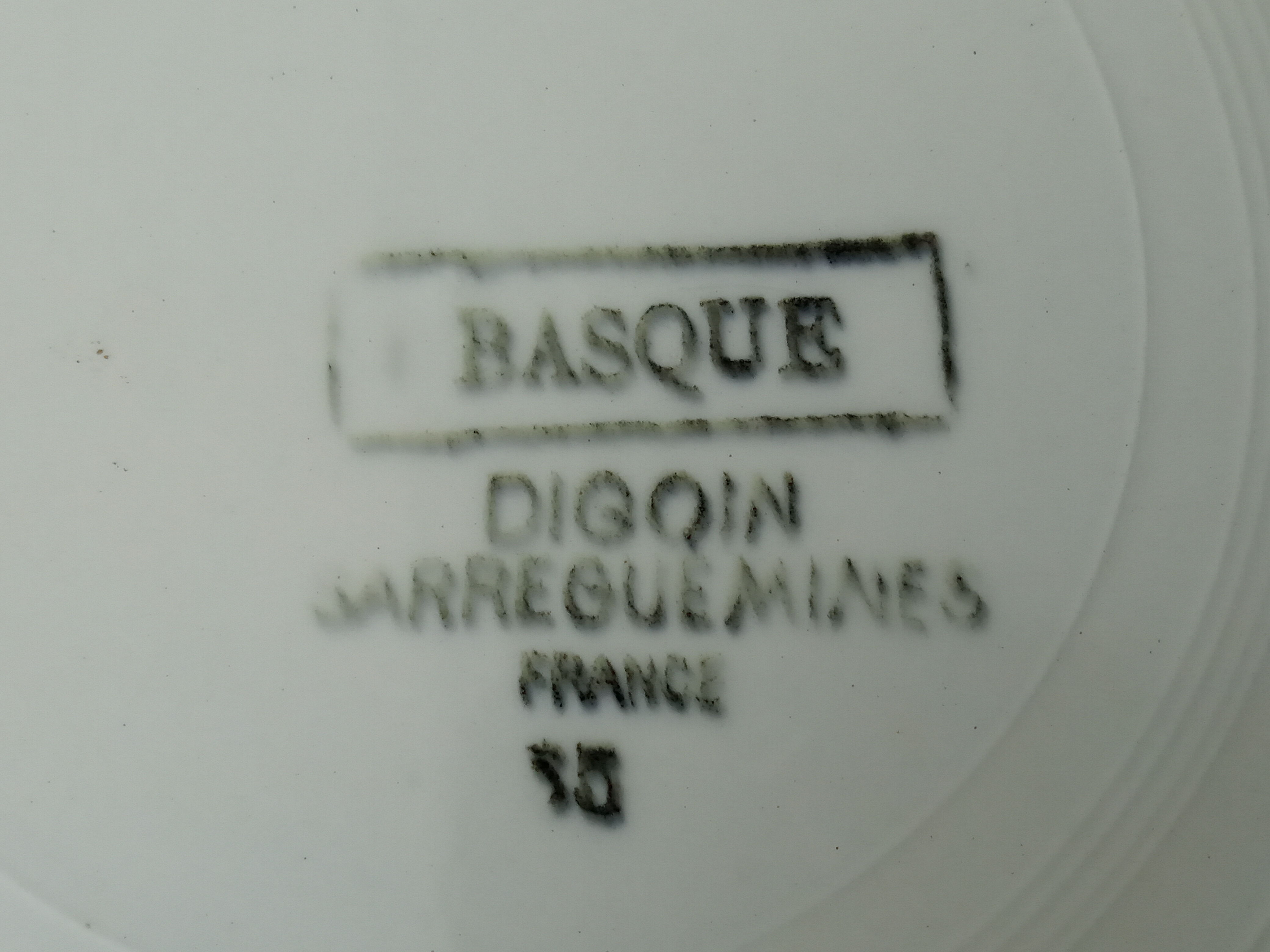 Lot d'assiettes de Digoin Sarreguemines