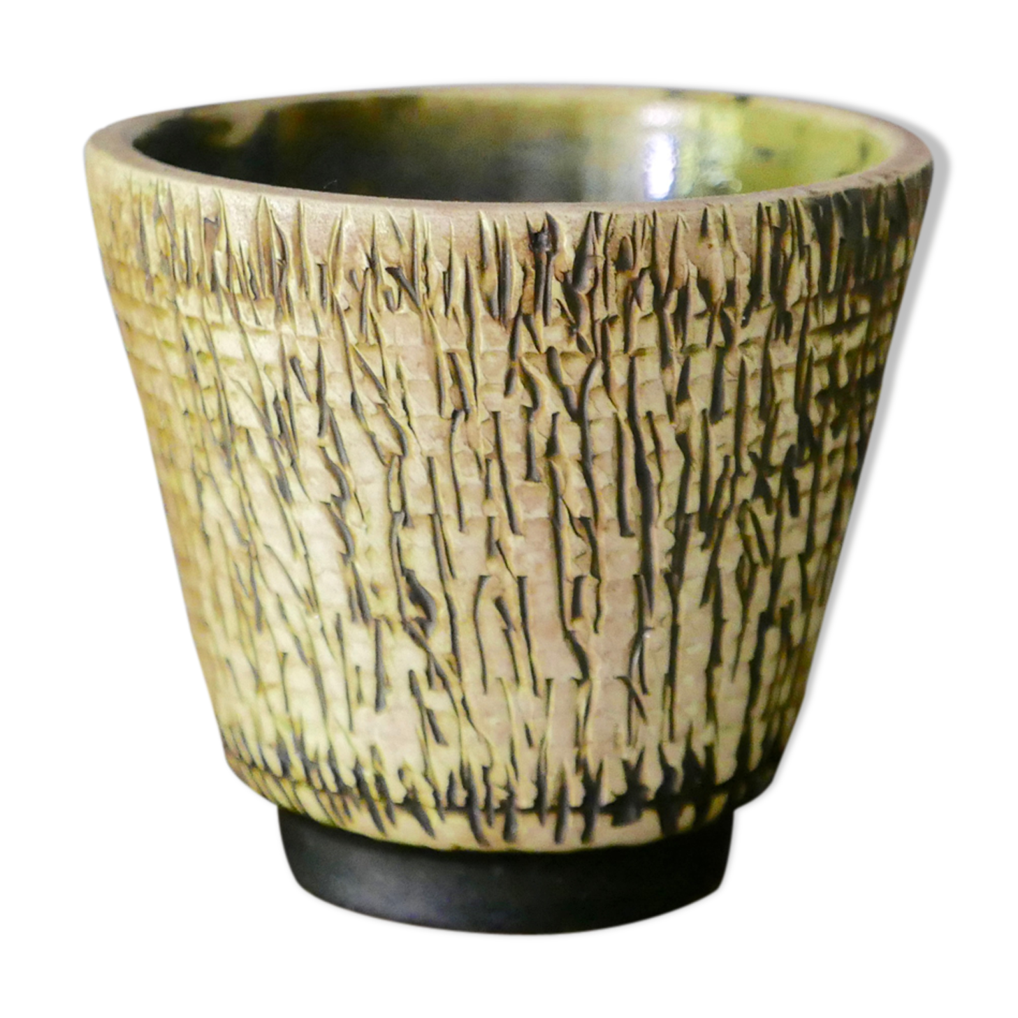 Ceramic flower pot, 1950s