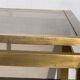 Guy Lefèvre's gilded metal coffee table for Maison Jansen, 1970