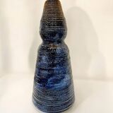 Lampe en céramique bleue