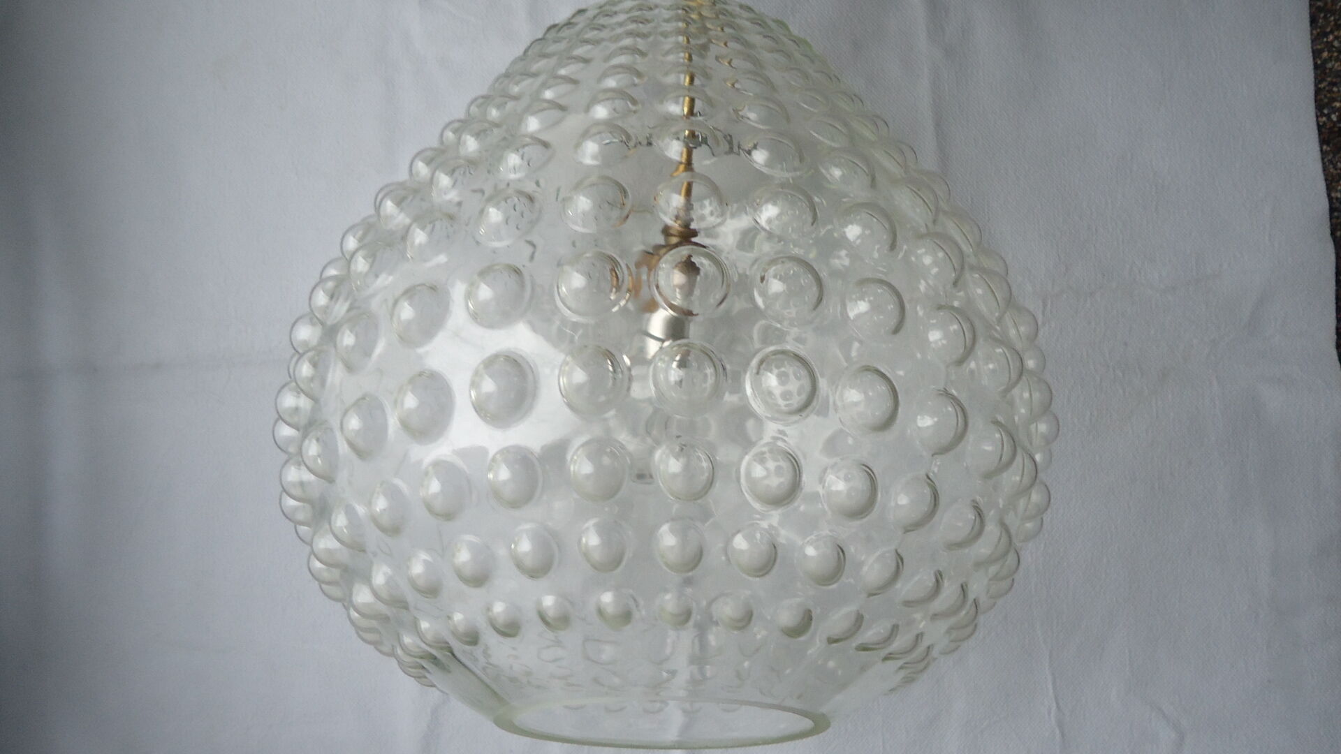 Transparent bubble glass chandelier