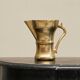 Antique brass jug, 19th century.