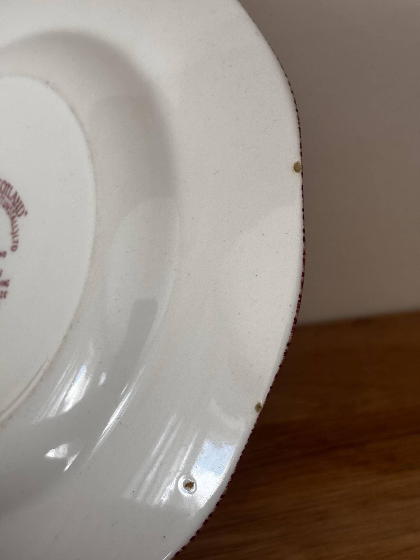English dessert plate Enoch Wedgwood Lochs of Scotland